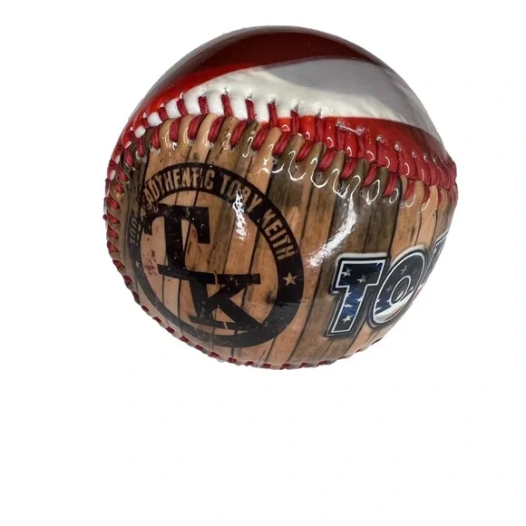 Toby Keith Country Music Singer American Flag Souvenir Collectible Baseball - Picture 2 of 5
